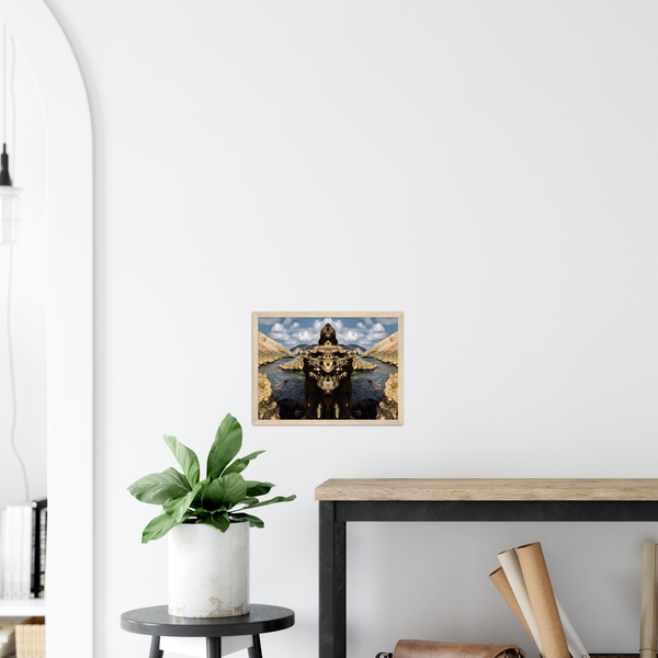 CERBERUS - Wooden Framed Premium Semi-Glossy Silk Paper Poster (30x40|45x60|70x100)